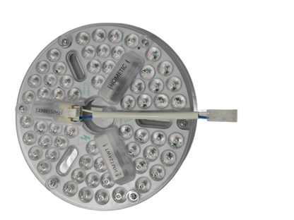24W LED Replacement Light Module | 3-Color CCT | 163mm Circular LED Disk for Ceiling Fans FC plug HMT24