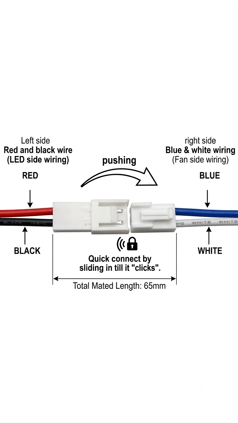 24W LED Replacement Light Module Compatible | 3-Color CCT | 163mm Circular LED Disk for Ceiling Fans