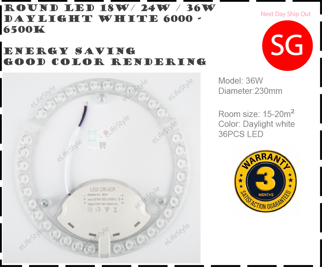 LED ceiling Light replacement energy saving