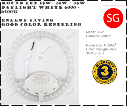 LED ceiling Light replacement energy saving