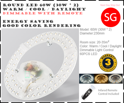 LED ceiling Light replacement energy saving