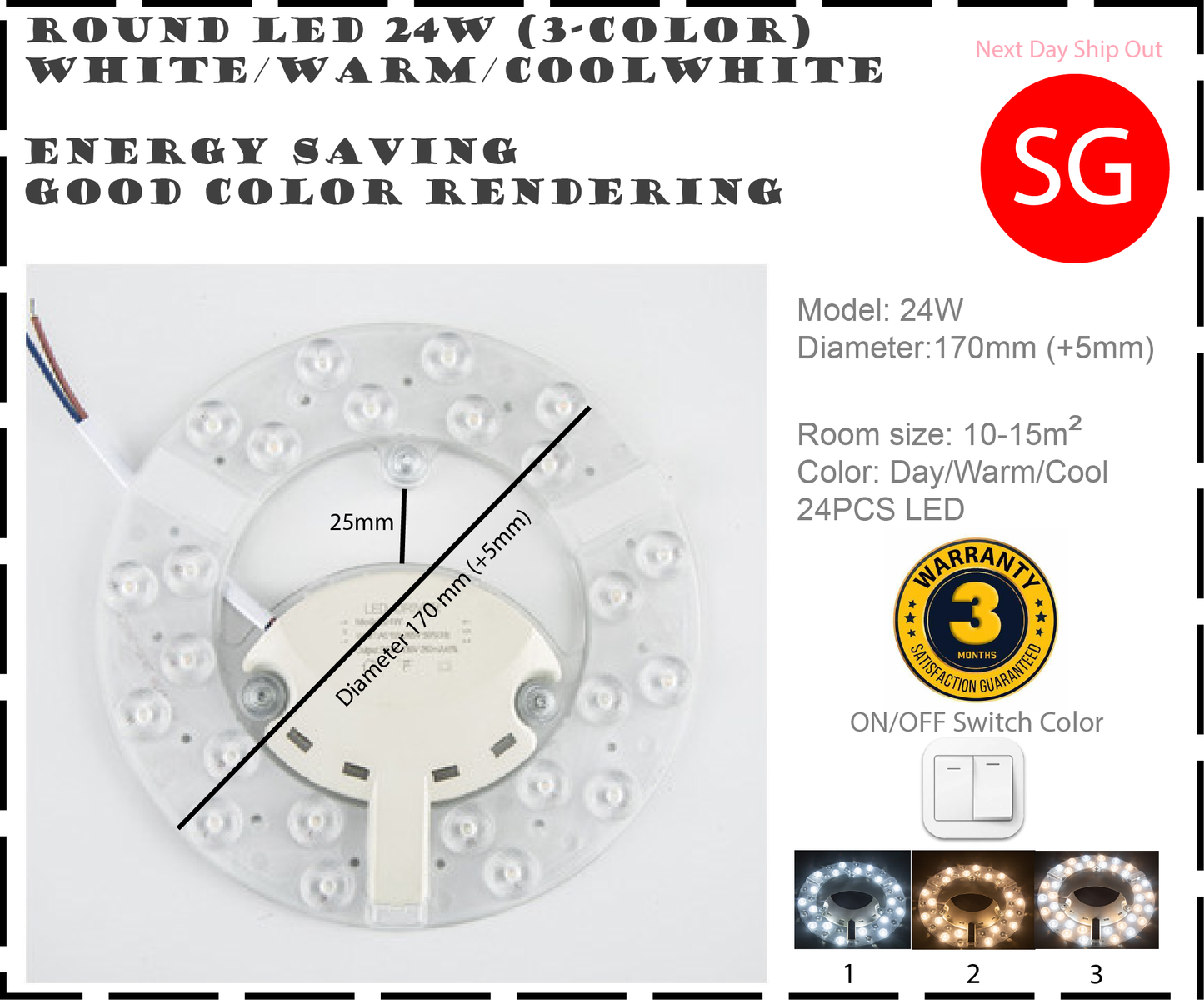 LED Lights 18W 24W 36W 60W