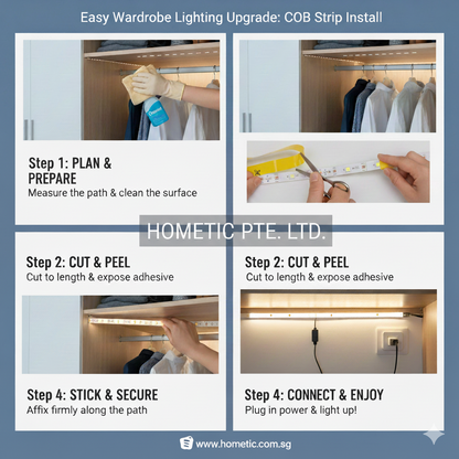 cob-led-strip-light-wardrobe-install-hometic-singapore