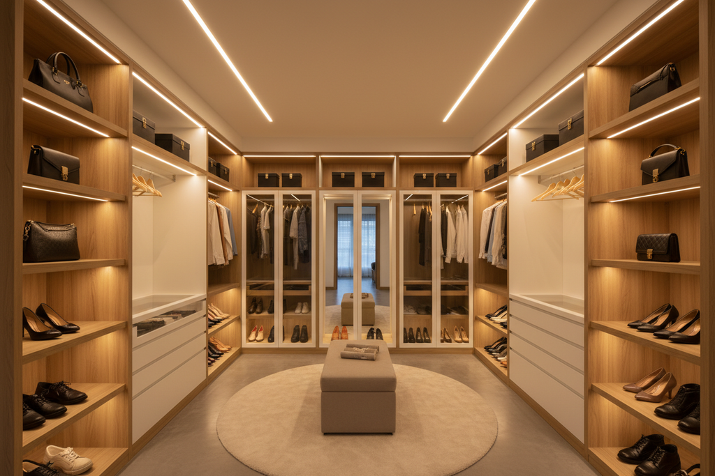 Walk-in Wardrobe COB Lighting