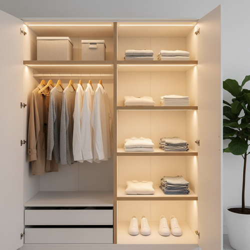 Wardrobe COB Strip Lights - Full Interior